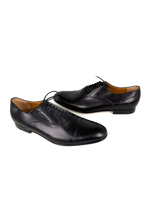 GUCCI Oxford Cap Toe Black Leather Lace Up Dress Shoes 9 New main image 6